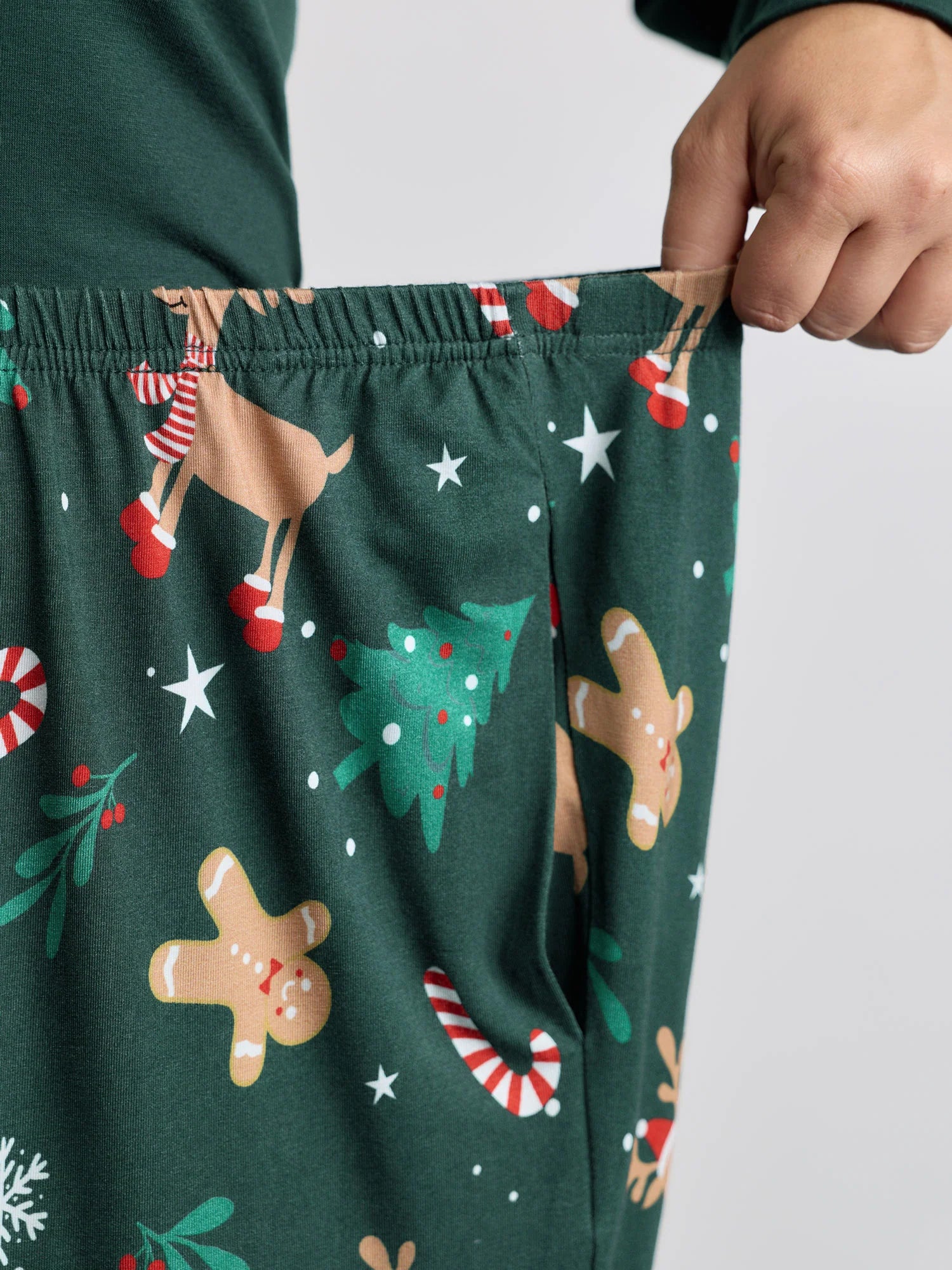 Holiday Cozy Print Pockets Loungewear Set