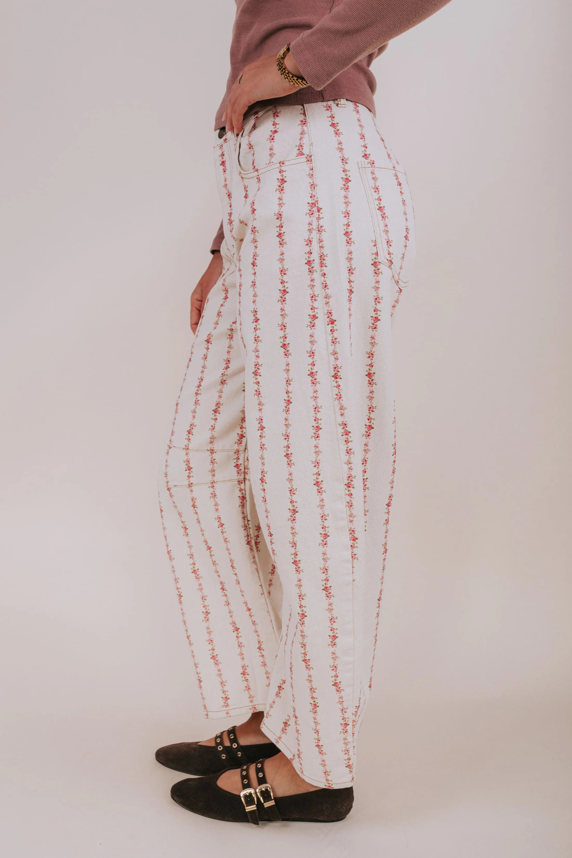 Flirty Florals Jeans