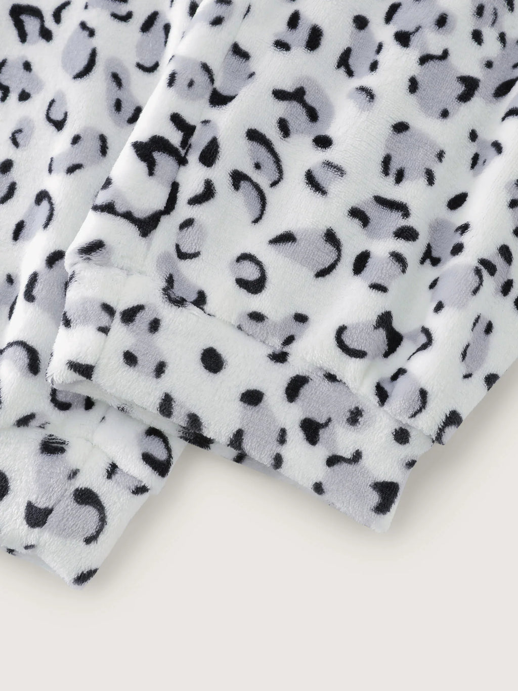 Leopard Print Stretchy Cuff Lounge Bottoms