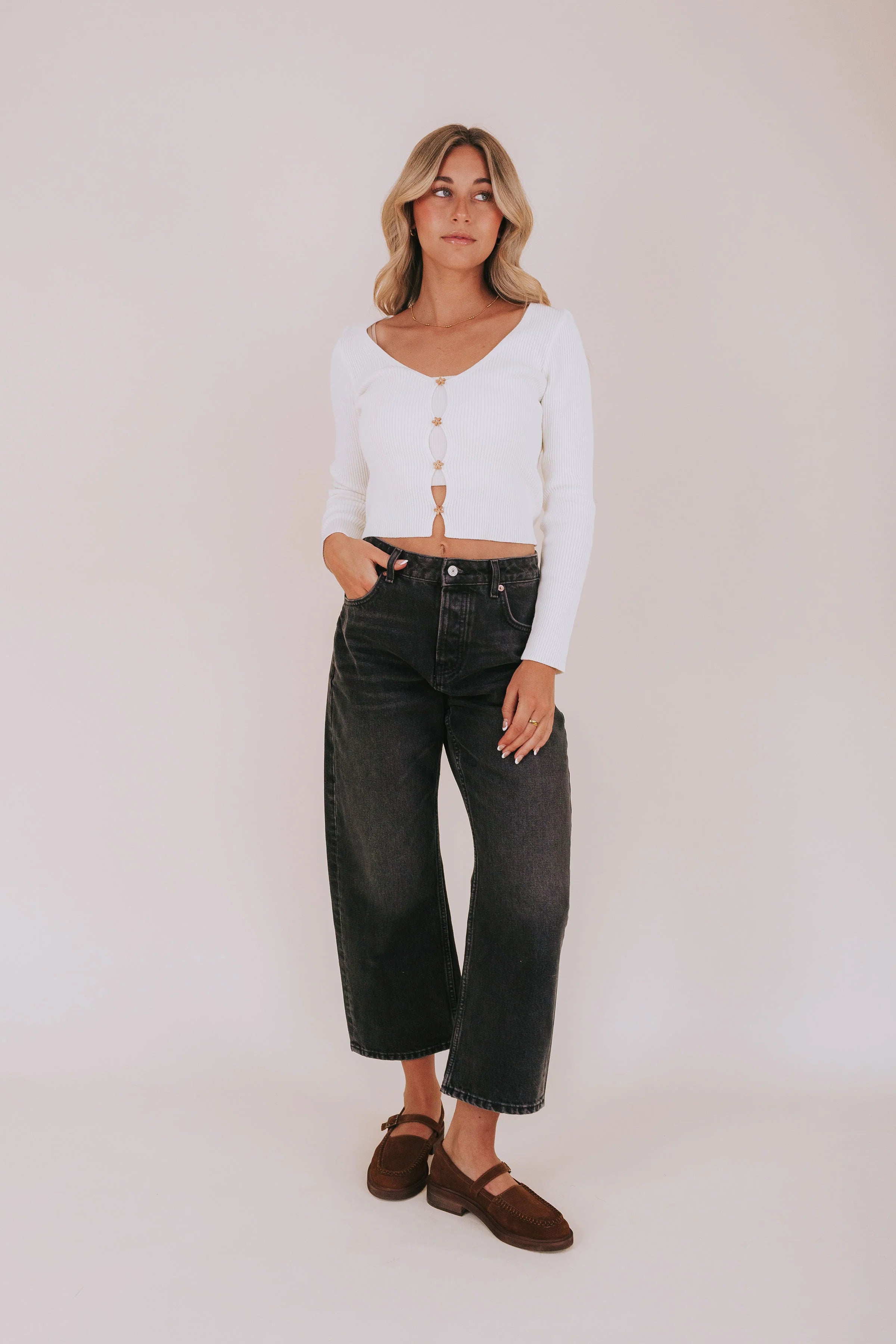 Deep Trance Dropped Boyfriend Jeans - 3 Colors!