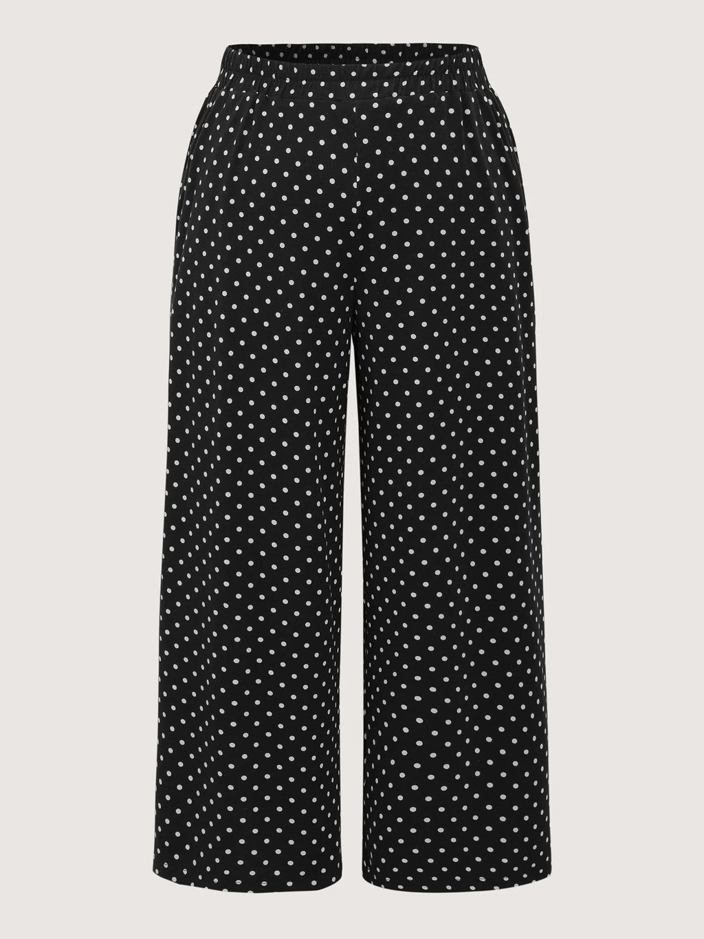Cute Cat Polka Dots Print Sleepwear Set