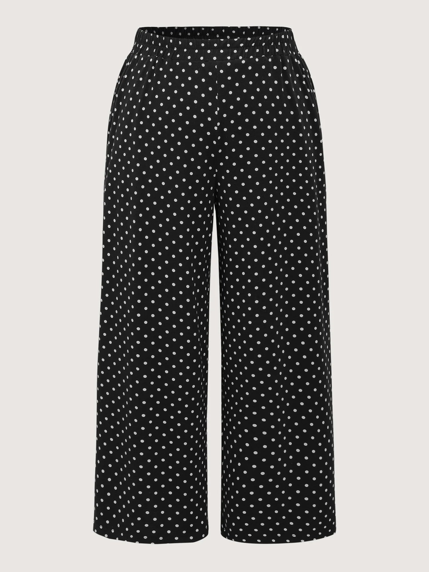 Cute Cat Polka Dots Print Sleepwear Set