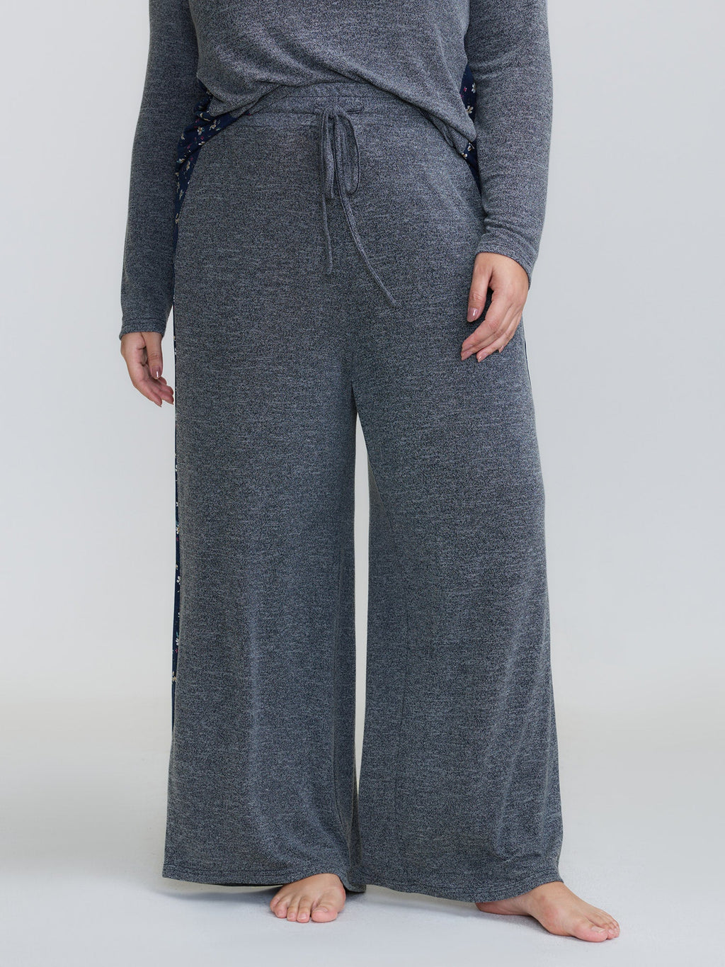 Floral Patchwork Drawstring Co-Ord Lounge Set