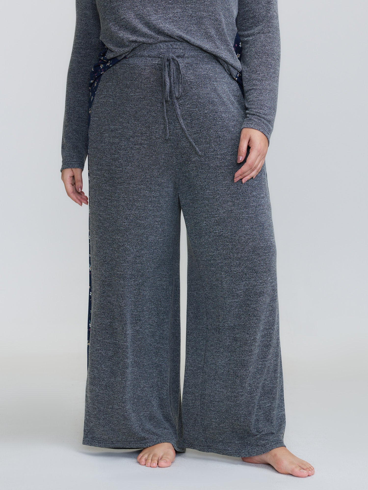 Floral Patchwork Drawstring Co-Ord Lounge Set