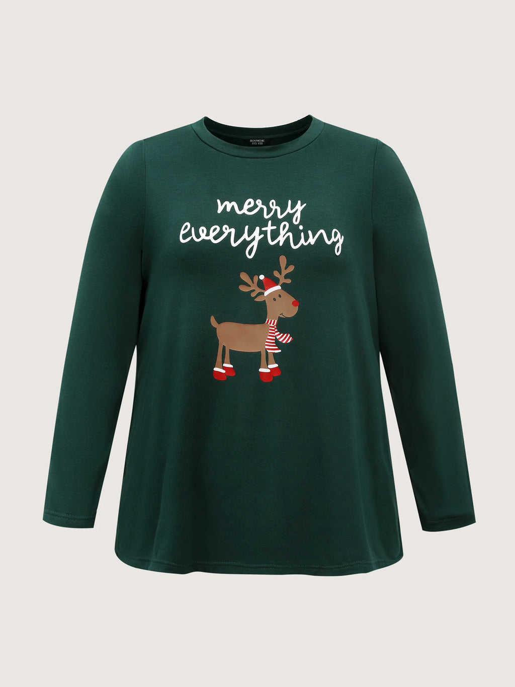 Holiday Cozy Print Pockets Loungewear Set