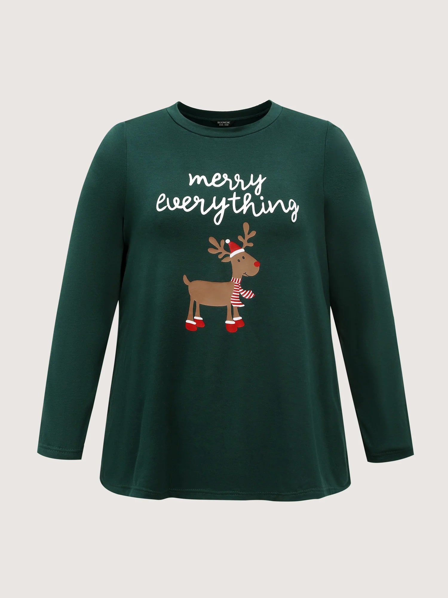 Holiday Cozy Print Pockets Loungewear Set