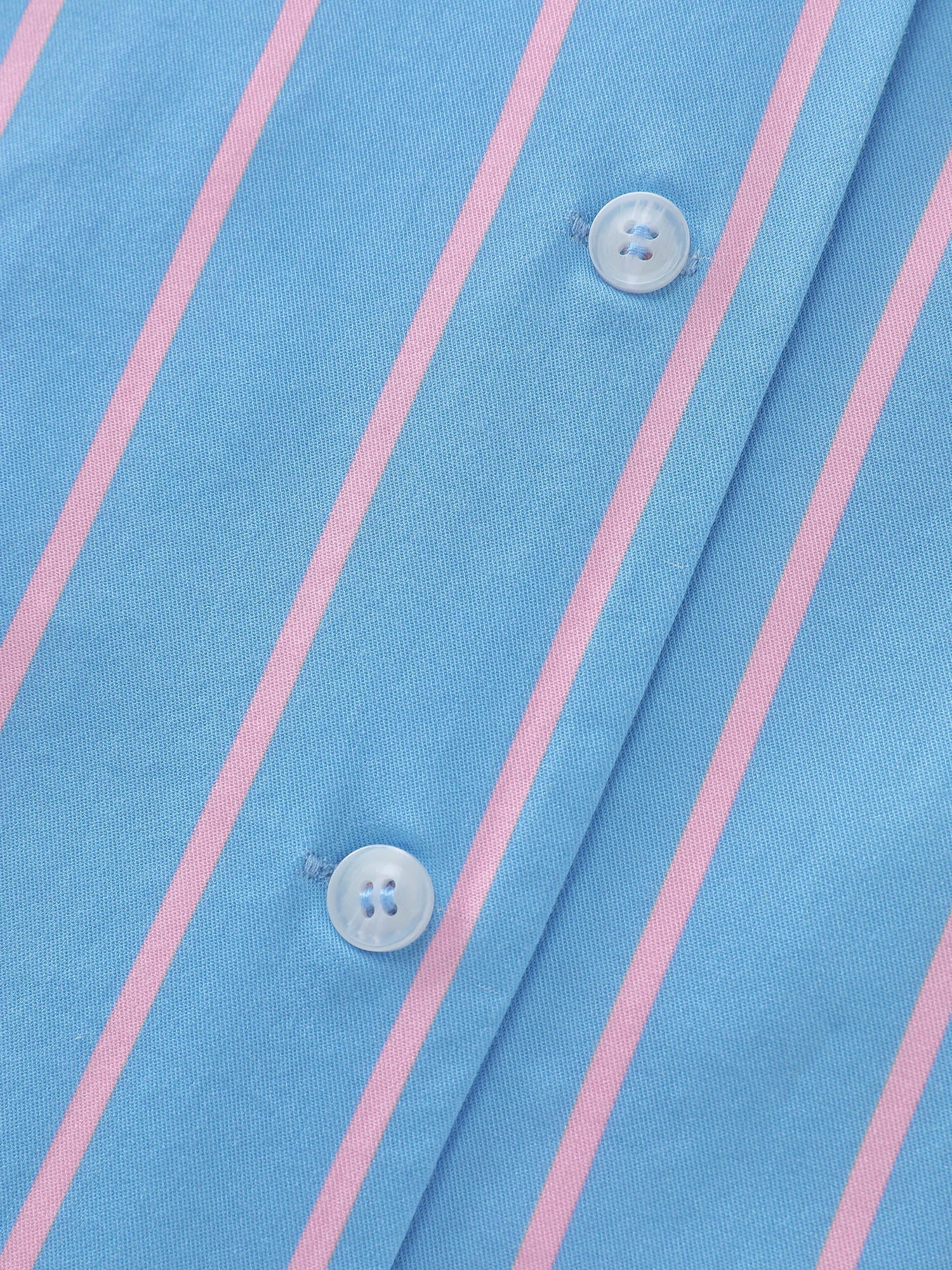 Stripe Print Pockets Sleepwear Set