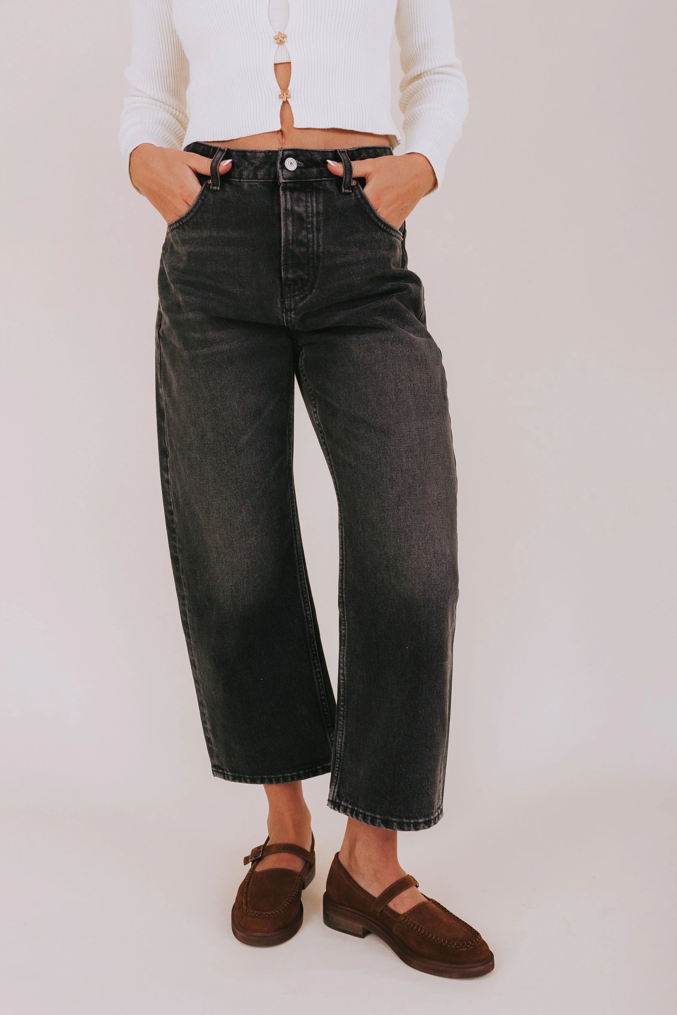 Deep Trance Dropped Boyfriend Jeans - 3 Colors!