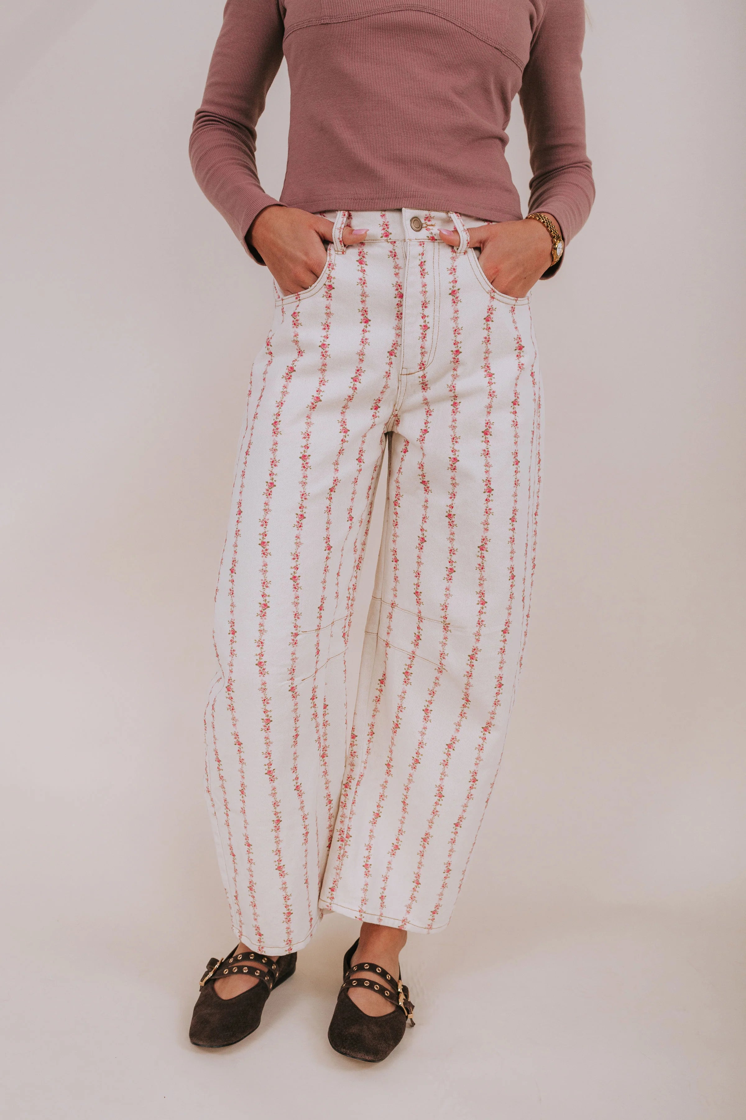Flirty Florals Jeans