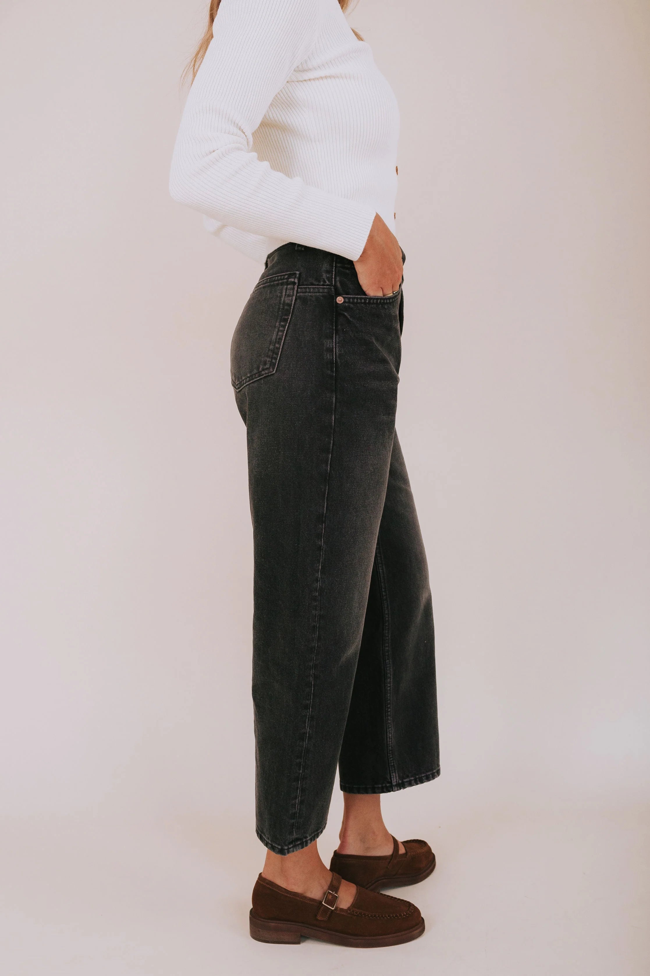 Deep Trance Dropped Boyfriend Jeans - 3 Colors!