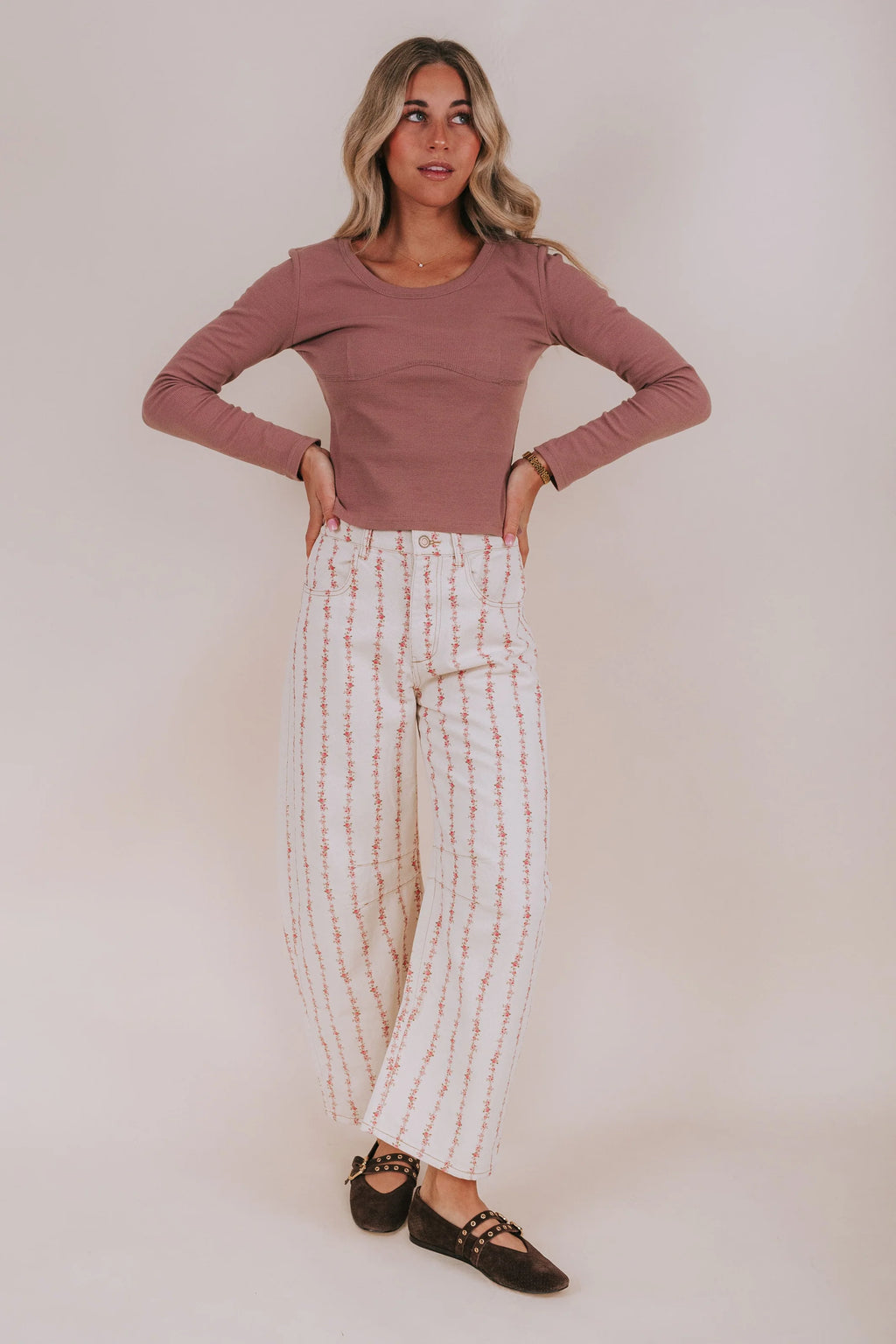 Flirty Florals Jeans