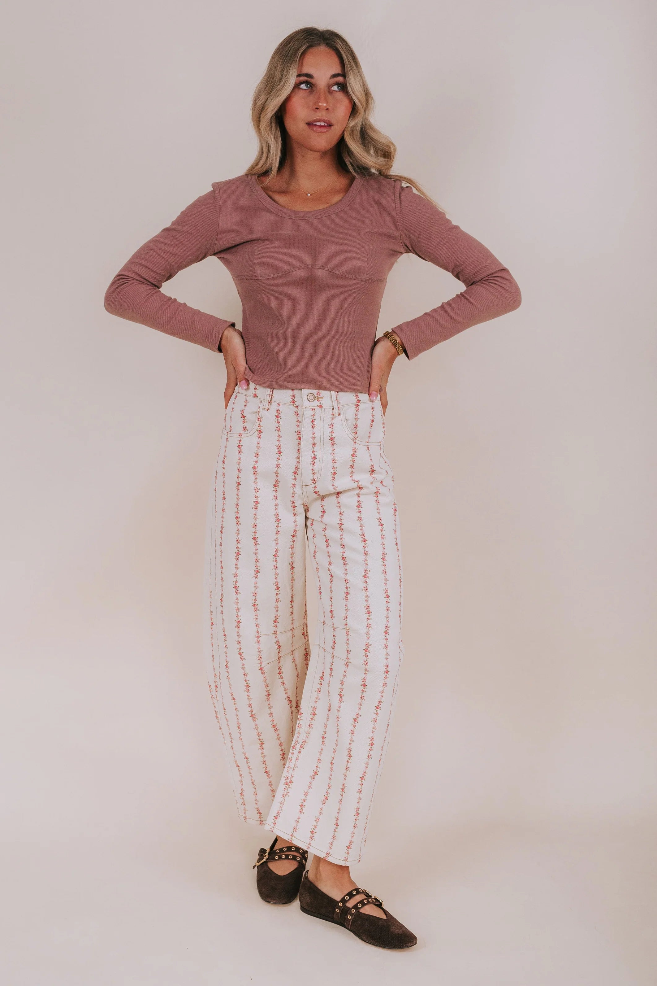 Flirty Florals Jeans