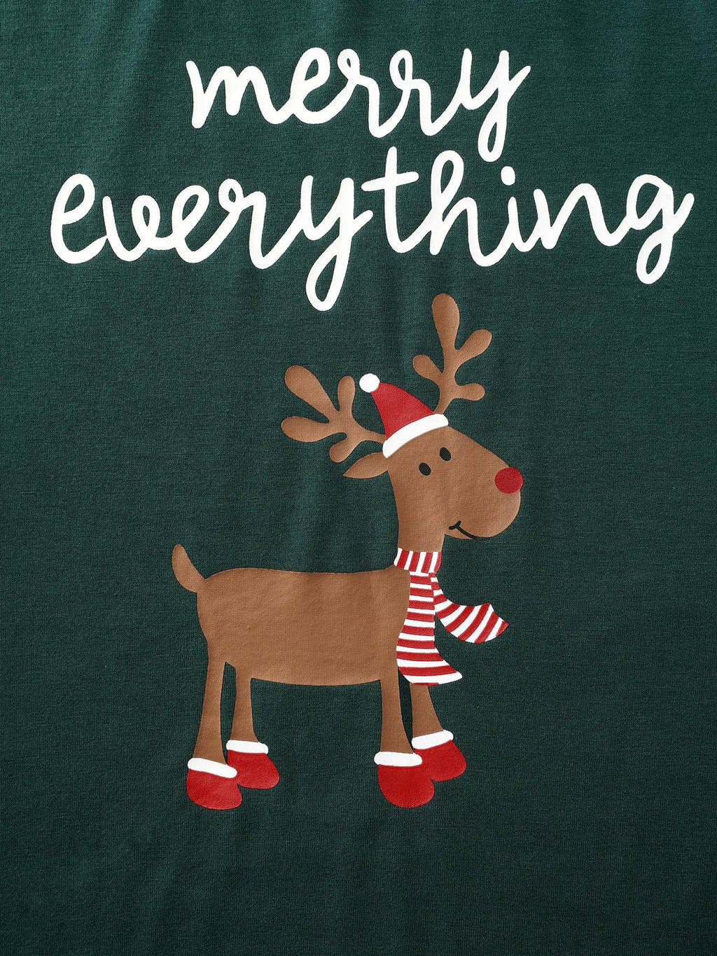 Holiday Cozy Print Pockets Loungewear Set