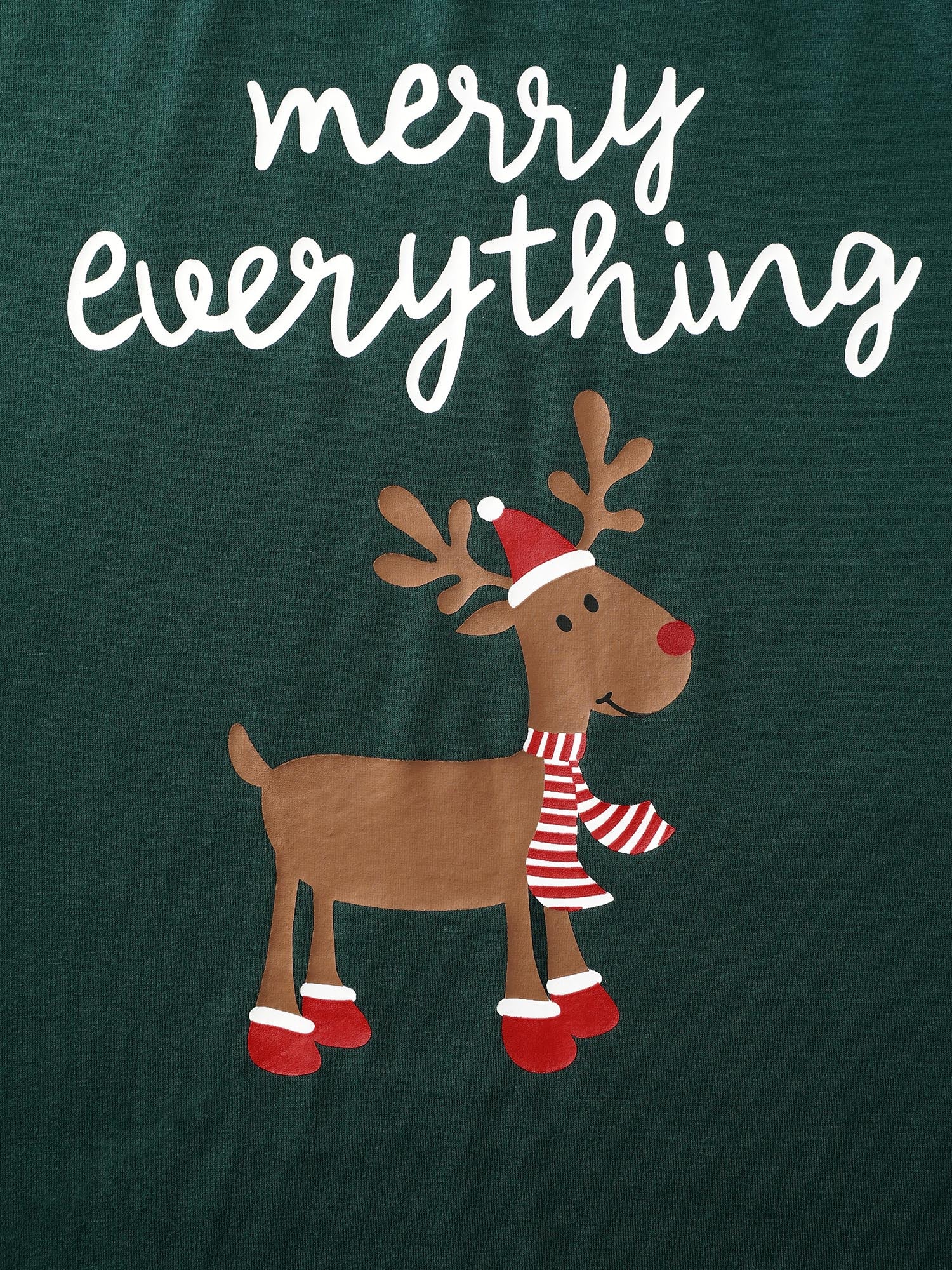 Holiday Cozy Print Pockets Loungewear Set