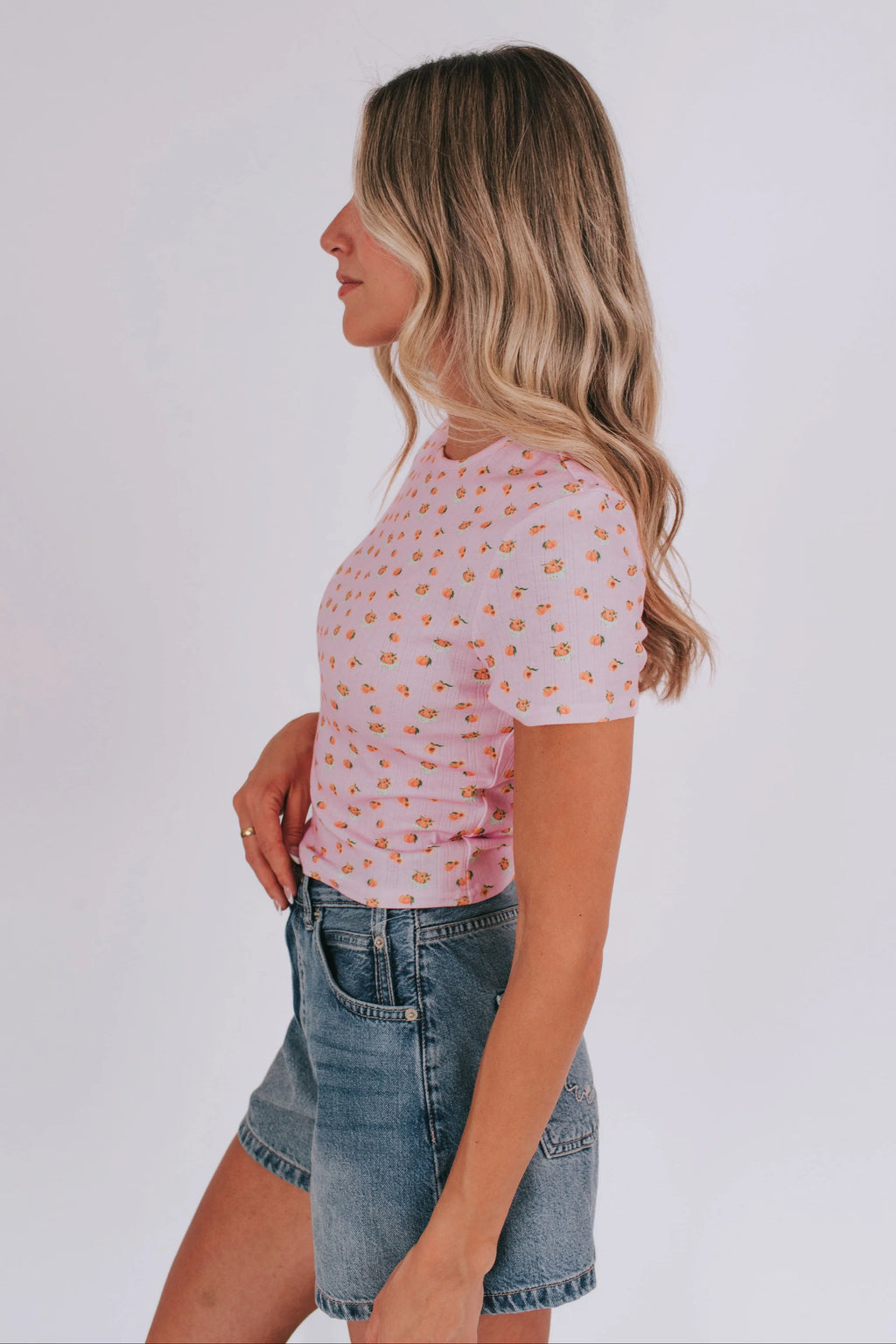 Sweet As A Peach Top