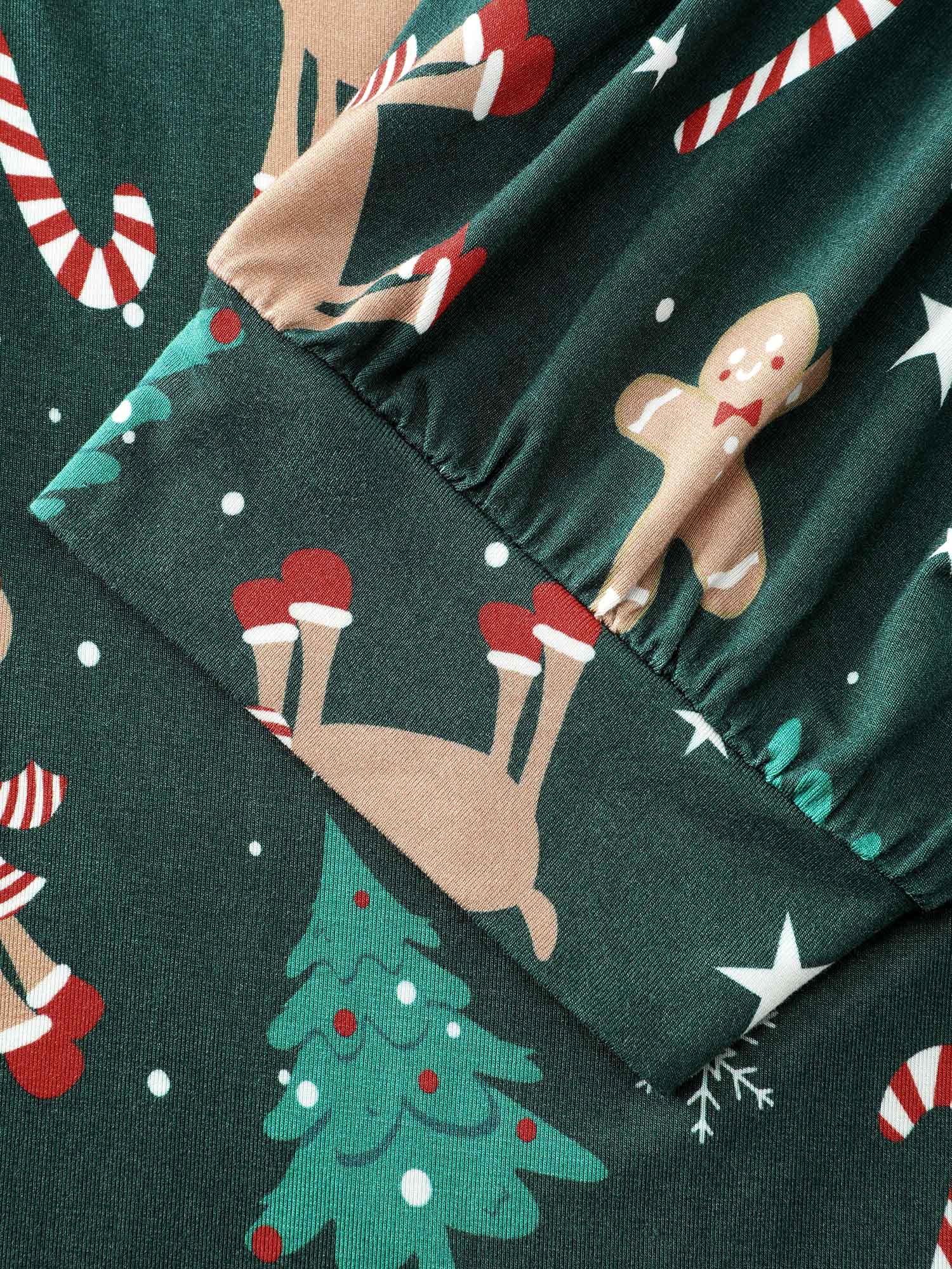 Holiday Cozy Print Pockets Loungewear Set